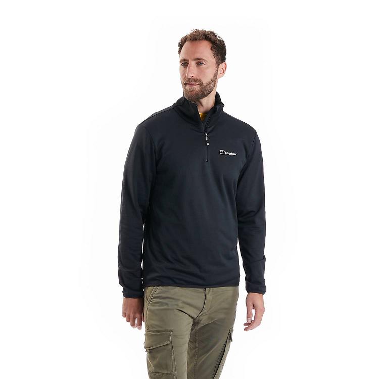 Pánska Fleece Berghaus Keppla Čierne Slovensko 1864DVUMH
